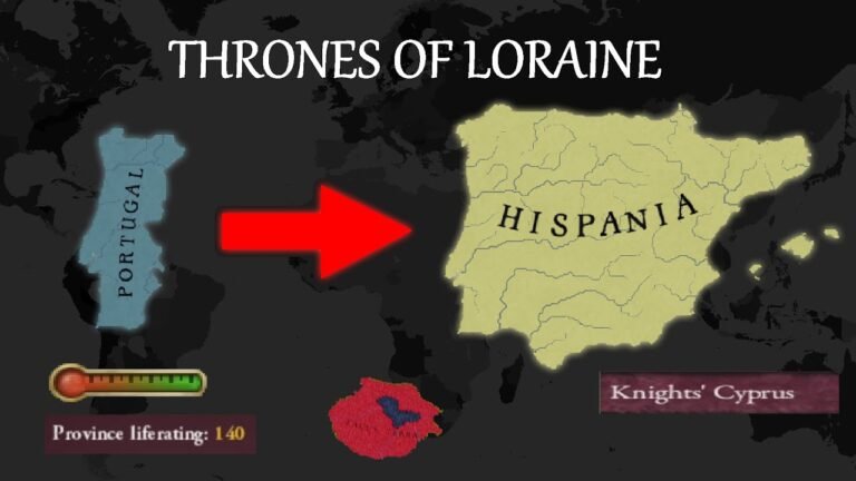 Forming Hispania as Portugal : Throne of Lorraine – Victoria II