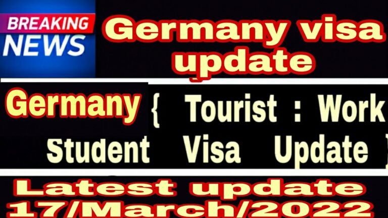 Germany Visa For Indian | Germany Visa Appointment | Germany Embassy Delhi | Germany Visa Update