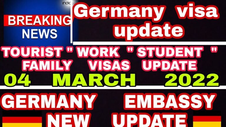 Germany Visa For Indian | Germany Visa Appointment | VFS Germany Update | Germany Embassy Delhi