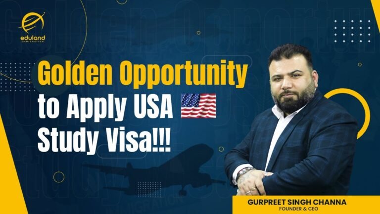 Golden Opportunity to Apply for USA Study Visa! | Eduland Immigration