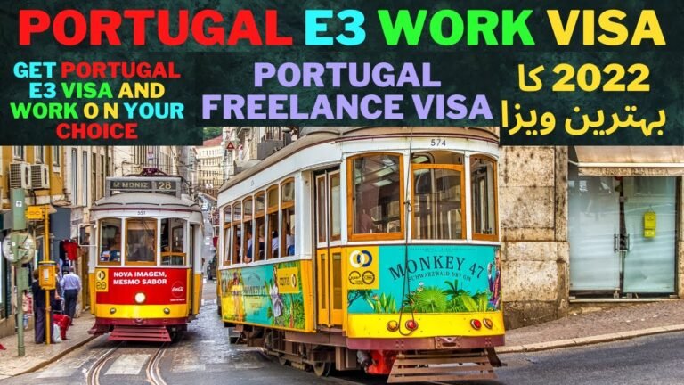 How To Apply Portugal E3 Visa | Portugal Schengen Visa | Full Details Of Portugal E3 Work Visa