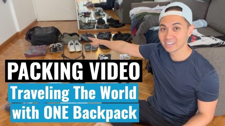 How To Pack For Long Term Travel Around The World in 2022 | ONLY ONE BACKPACK