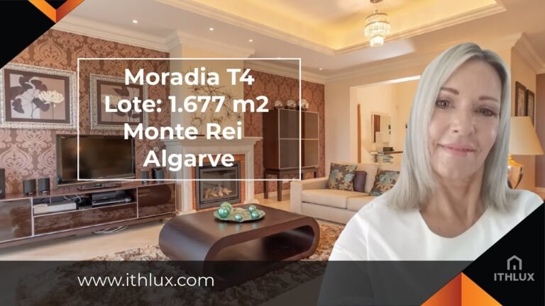 ITH867 Moradia T4, com vista para o Famoso Monte Rei Resort, Algarve.  Janet Stone ITHLUX Tavira