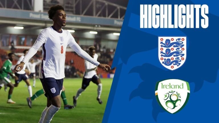 Ireland U19 1-3 England U19 | Chukwuemeka Brace Seals Young Lions Win | Highlights