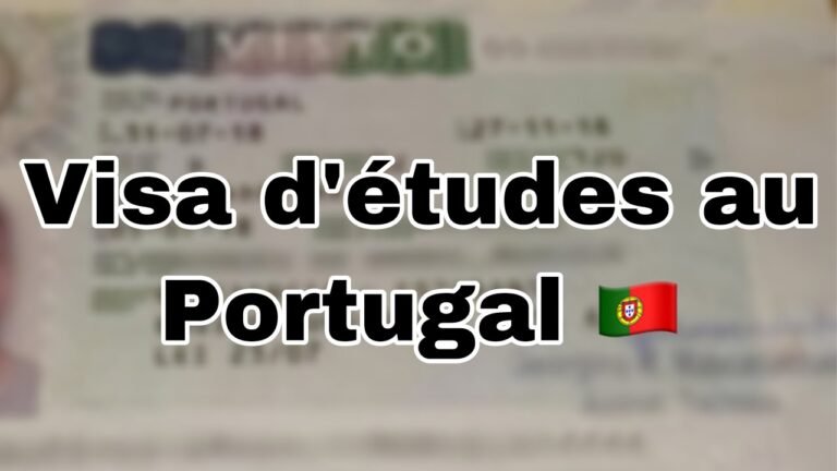 Les documents nécessaire pour la demande de VISA d’études au Portugal 🇵🇹