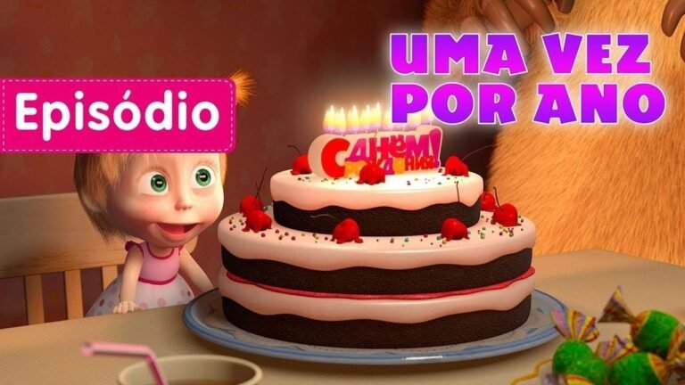 Masha e o Urso – 🎂 Uma Vez Por Ano 🎈 (Episódio 44) Desenho animado novo 2017! HD