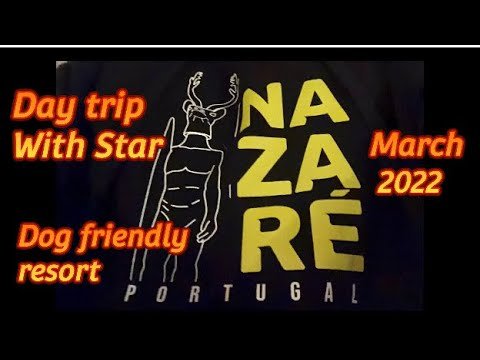 Nazare – Home of the 100ft WaVe – Day trip with Star ⭐️ the dog Patterdale Terrier in Portugal 🇵🇹