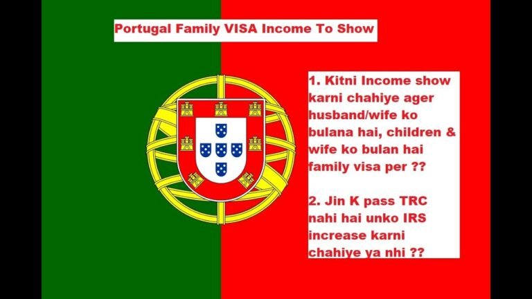 Portugal Family Visa Information | How Much Income To Show ? | Increase IRS Or Not | No TRC |