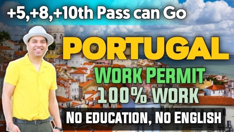 Portugal Free work Visa 2022 for Indians & Pakistani | Portugal Free work Visa 2022