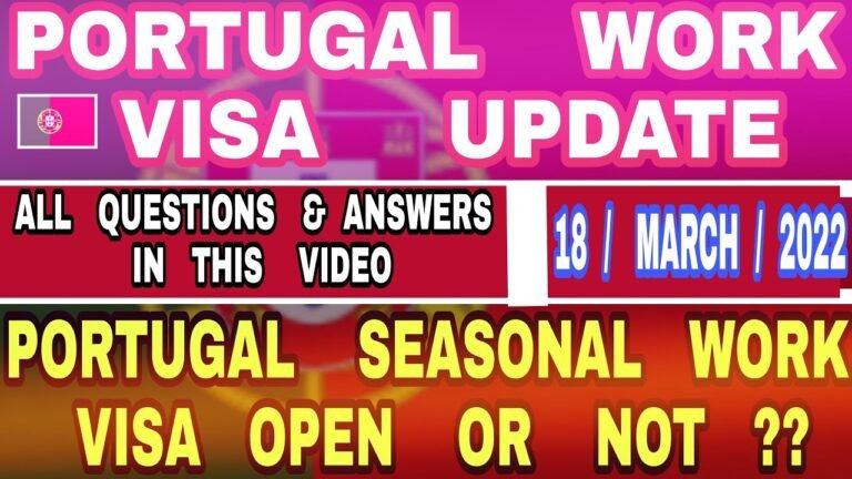 Portugal Immigration Update 2022 | Portugal Embassy Delhi | Portugal Visa From Indian | Portugal