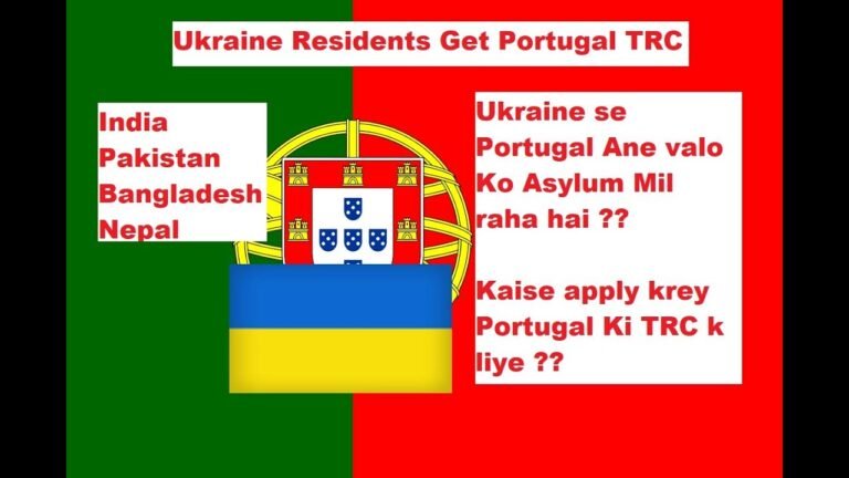 Portugal & Ukraine Immigration Info. | Ukraine Residence Card Holders Get Portugal TRC | Imp. Advice