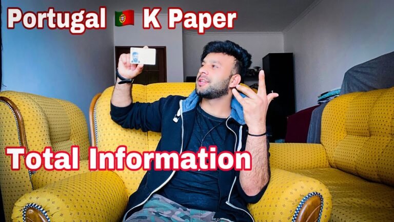 Portugal  🇵🇹 k paper Portugal immigration portugal ki id immigration portugal total information