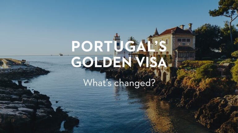 Portugal's Golden Visa changes 2022 explained
