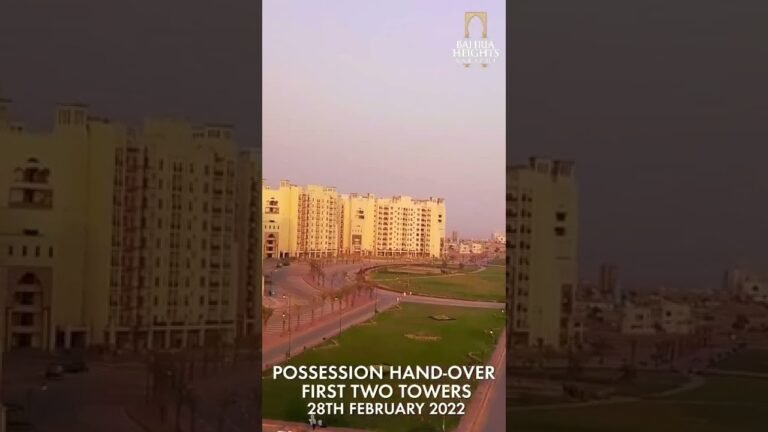 Possession Hands-Over First Two Towers By Bahria Heights Karachi #shortvideo  #trending