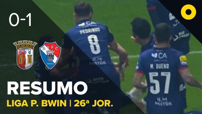 Resumo: SC Braga 0-1 Gil Vicente – Liga Portugal bwin | SPORT TV