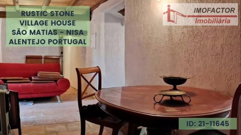 🏠 Rustic Stone Village House for Sale / São Matias – Nisa Alentejo – Portugal | Sold