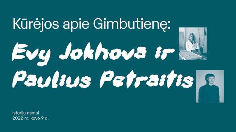 Specialus fotoinstaliacijų seansas: susitikimas su menininkais Evy Jokhova ir Paulium Petraičiu Specialus fotoinstaliacijų seansas: susitikimas su menininkais Evy Jokhova ir Paulium Petraičiu