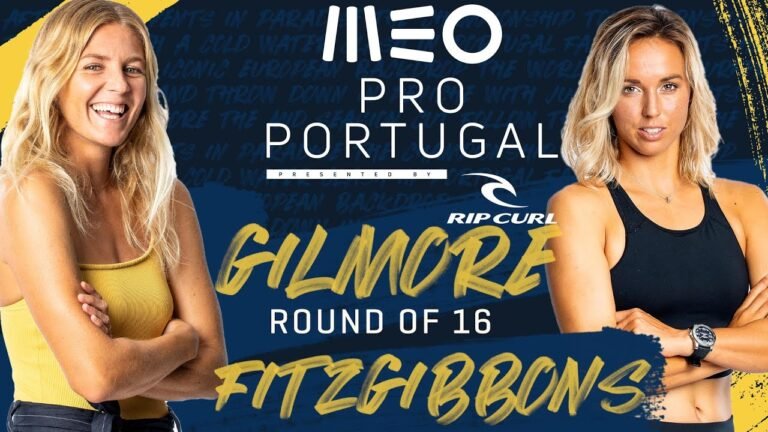 Stephanie Gilmore vs Sally Fitzgibbons MEO Pro Portugal – Round of 16 Heat Replay