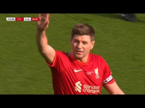 Steven Gerrard unbelievable skills and goal