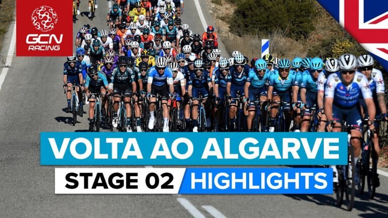 Summit Finish Ends In Chaos | Volta Ao Algarve Stage 2 Highlights