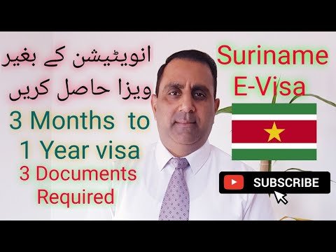 Suriname E-Visa | 3 Months | | 6 Months | 1 Year | Traveler777