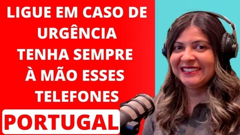 TELEFONES ÚTEIS DE EMERGÊNCIA EM PORTUGAL