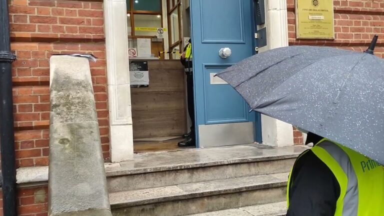 THIS IS London Portugal embassy in  Portland Oxford Circus