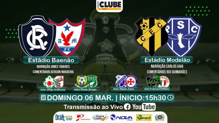 TODOS OS JOGOS | CAMPEONATO PARAENSE | 06.03.2022