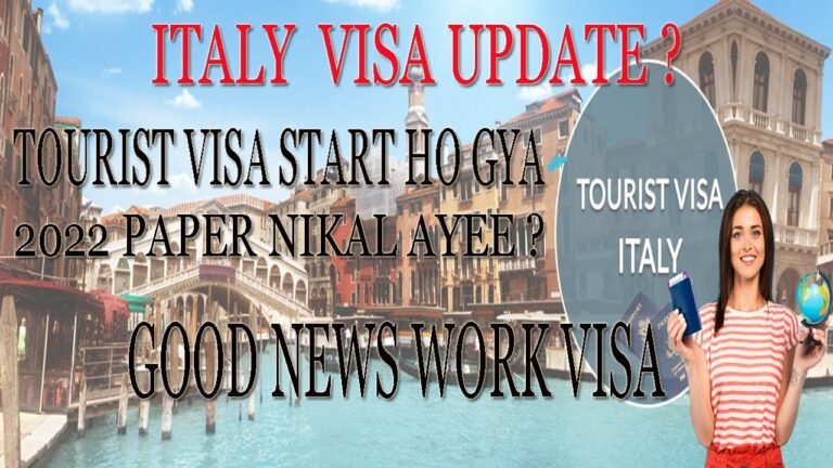 TOURIST VISA START || ITALY VISA UPDATE || 2022 WALAY PAPER NIKALAN LAGPAY ? VISA STAMPING START