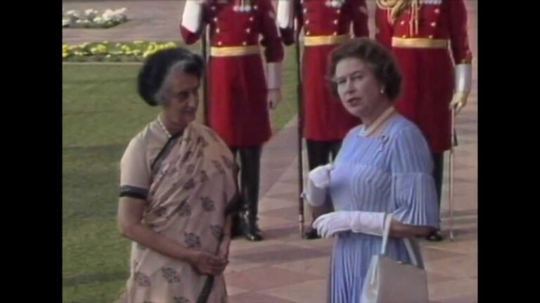 The Queen visits New Delhi, 1983