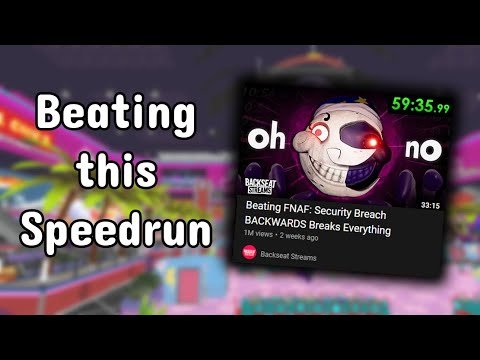 This Speedrunner challenged me to beat his time