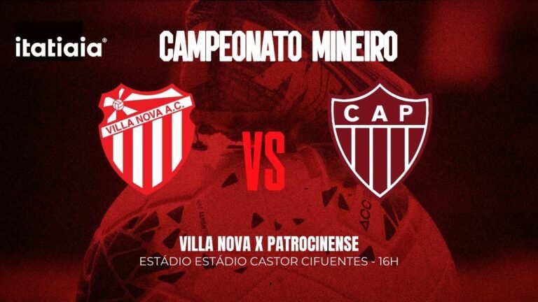 VILLA NOVA X PATROCINENSE: ACOMPANHE AO VIVO COM HUGO SÉRGIO E A EQUIPE DA ITATIAIA