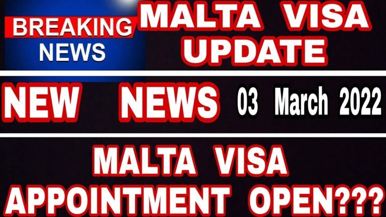 Vfs Malta Update | Malta Visa For Indian | Malta Jobs For Indian | Malta Visa Appointment | Malta