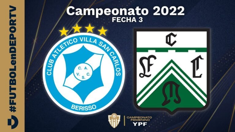 Villa San Carlos vs Ferro – Fecha 3 – Campeonato Femenino YPF 2022 – Primera División