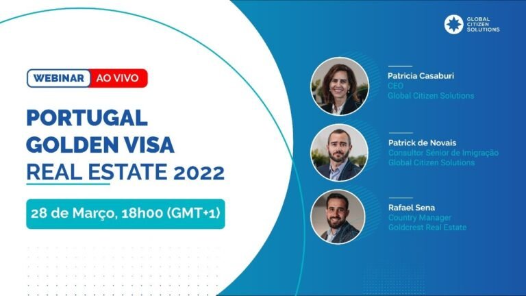 Webinar Portugal Golden Visa Real Estate 2022 (português)