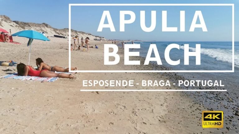 【4K】APULIA BEACH, PORTUGAL – ESPOSENDE – WALKING TOUR 2021