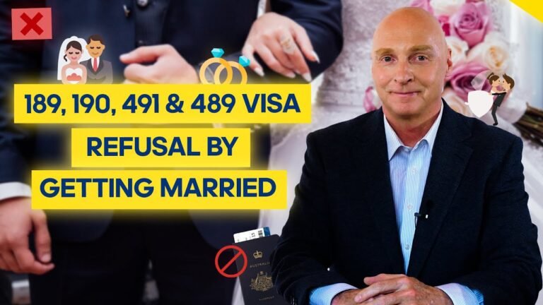 189, 190, 491 & 489 Visa Refusal By Getting Married! The Australian points visa system can be brutal