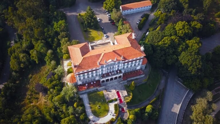 A Drone at Pousada Viana do Castelo Hotel, Portugal