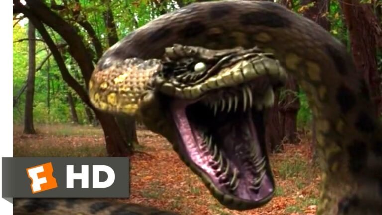 Anacondas: Trail of Blood (2009) – Jeep vs. Anaconda Scene (3/10) | Movieclips