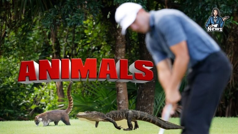 Animals on golf courses