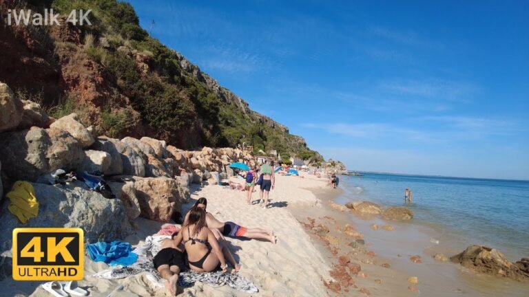 Beach Party, Praia de Galapos Beach Walk In Summer 2021 Portugal