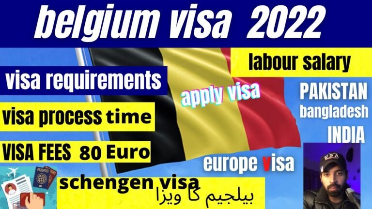 Belgium Visa for Pakistani | Schengen Visa for Pakistani | belgium visit visa requirements |