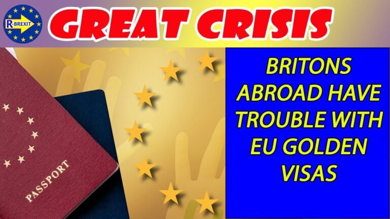 Big warning! British expats face growing difficulty in getting golden visas as EU cautious