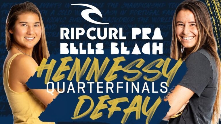 Brisa Hennessy vs Johanne Defay | Rip Curl Pro Bells Beach – Quarterfinals Heat Replay