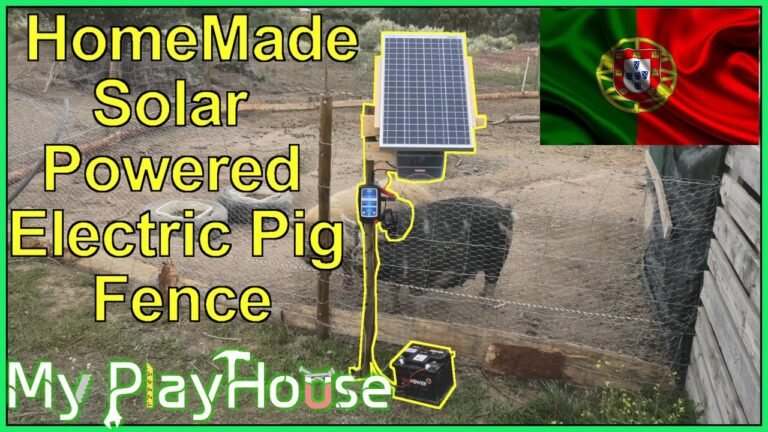 Building a DIY Solar Powered Electric Pig Fence – in Portugal – 1175