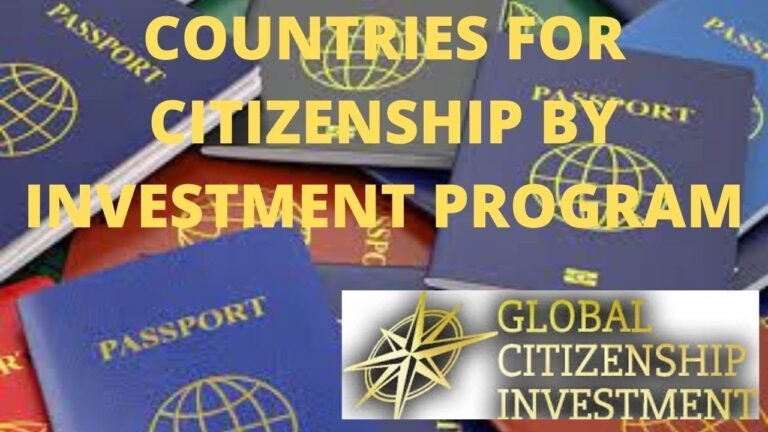 Countries for Easy Citizenship and Permanent Residency by Investment Program Countries for Easy Citizenship and Permanent Residency by Investment Program