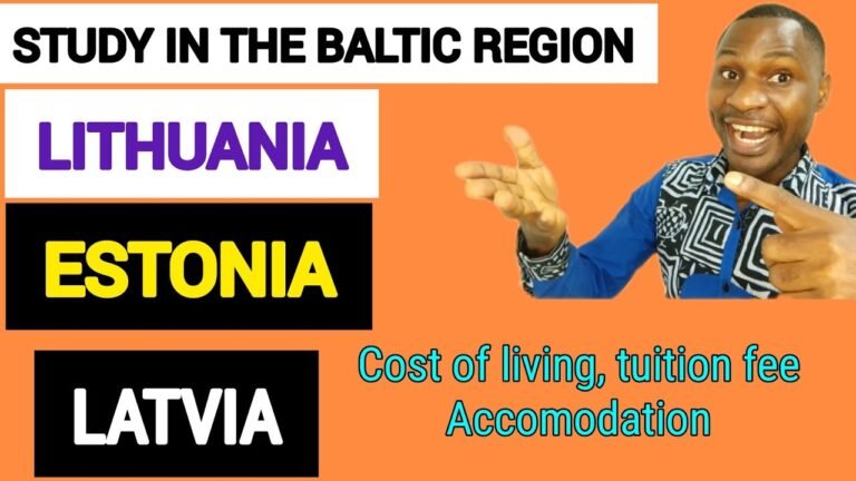 DON'T APPLY FOR STUDIES IN THE BALTIC REGION BEFORE WATCHING THIS!!