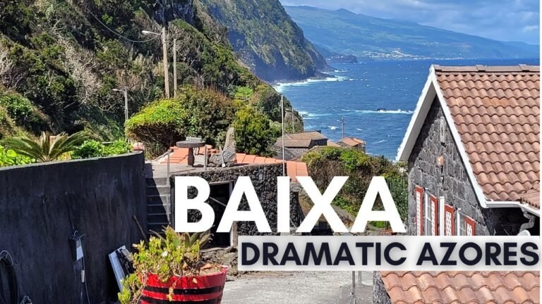 Dramatic Azores – Coastal Village of Baixa day trip  – Pico Island, Portugal – Ep 93