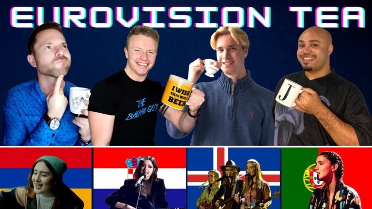 EUROVISION TEA | ESC PORTUGAL, ESC ARMENIA, ESC CROATIA, ESC ICELAND | EUROVISION 2022 | ESC 2022