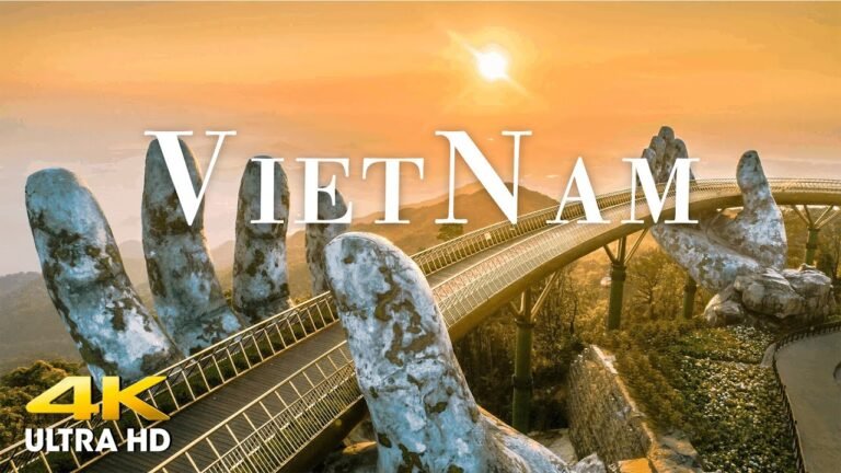 FLYING OVER VIETNAM (4K UHD) Amazing Beautiful Nature Scenery & Relaxing Music – 4K Video Ultra HD